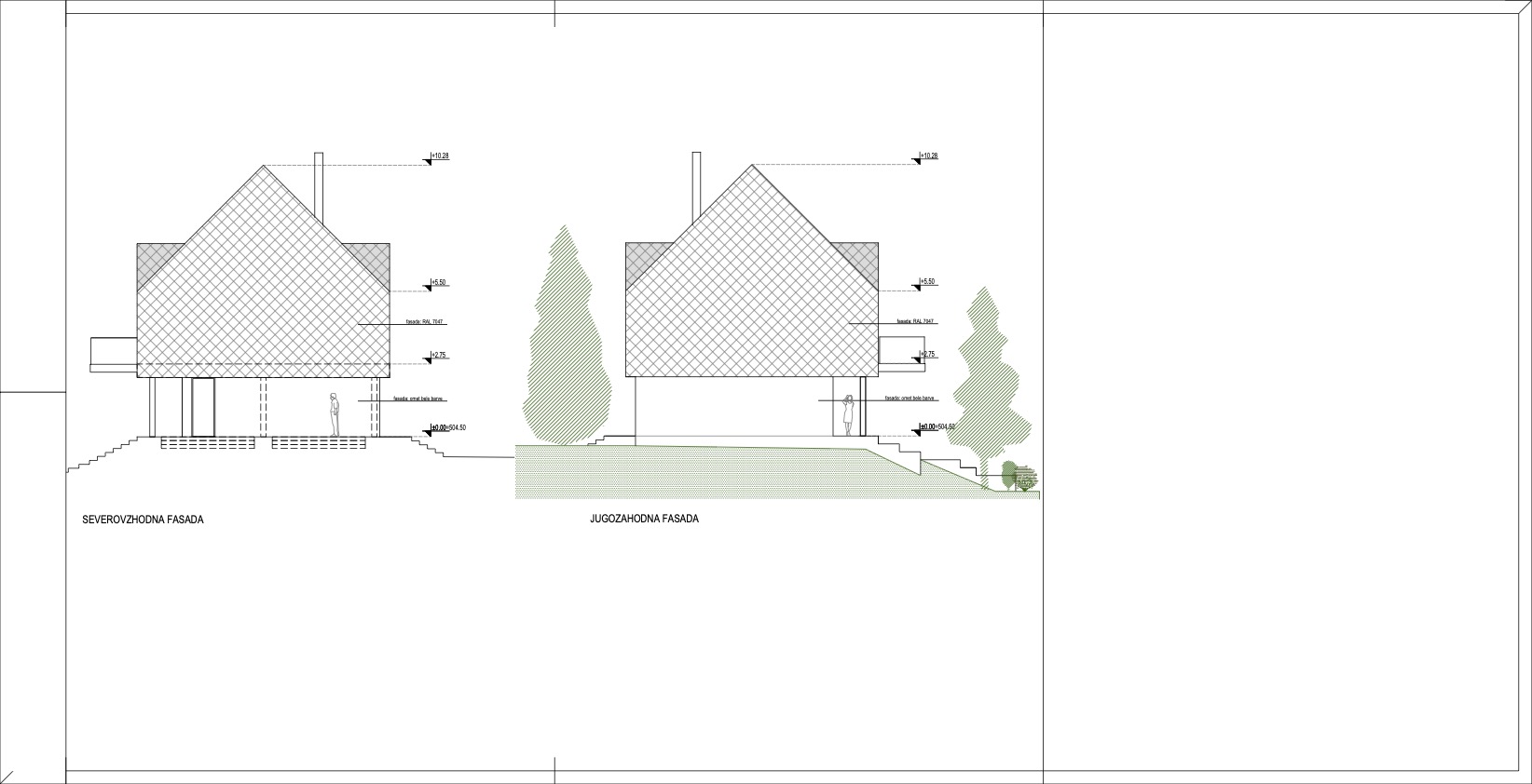 East and West Elevations